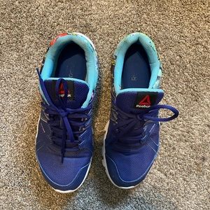 Blue multi color Reebok